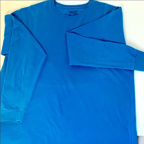 RARE 100%ORGANIC COTTON LS P-6 LOGO T-SHIRT XL BLU - Picture 8 of 9